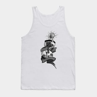 Time Petals - B&W Tank Top